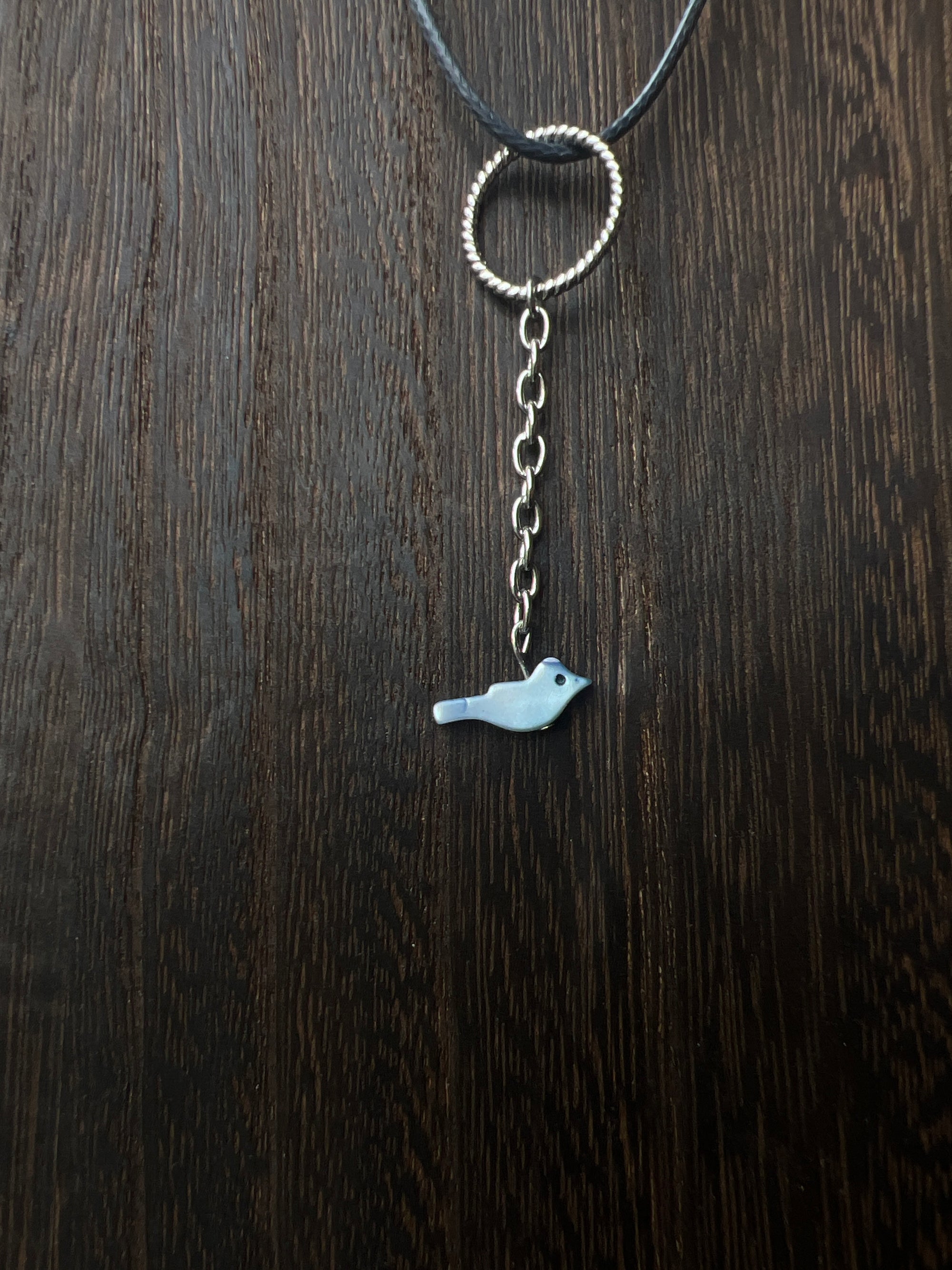 Blue Jay Necklace Pendant only