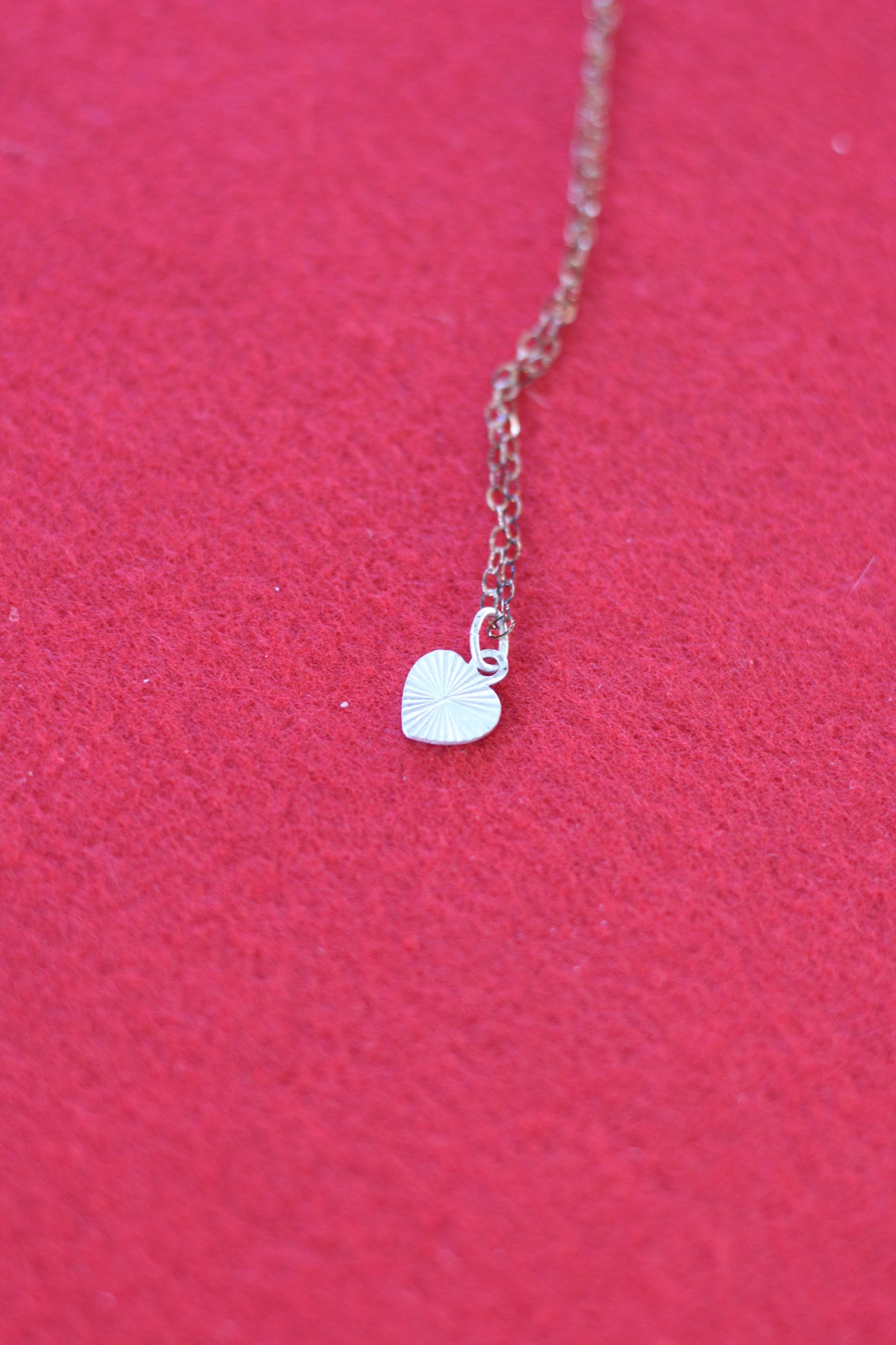 Disco Heart Necklace