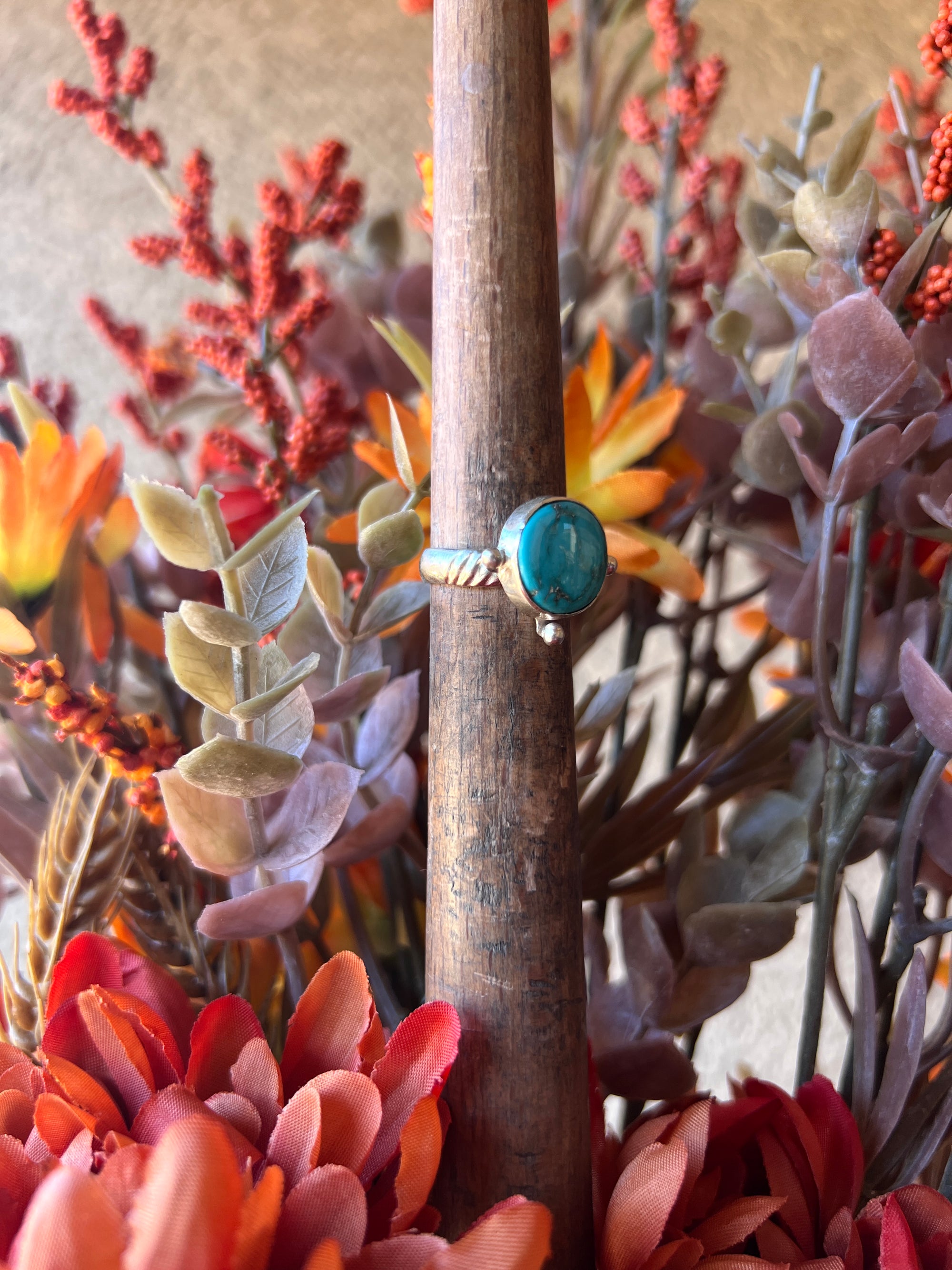 Boho Blue Ring 6