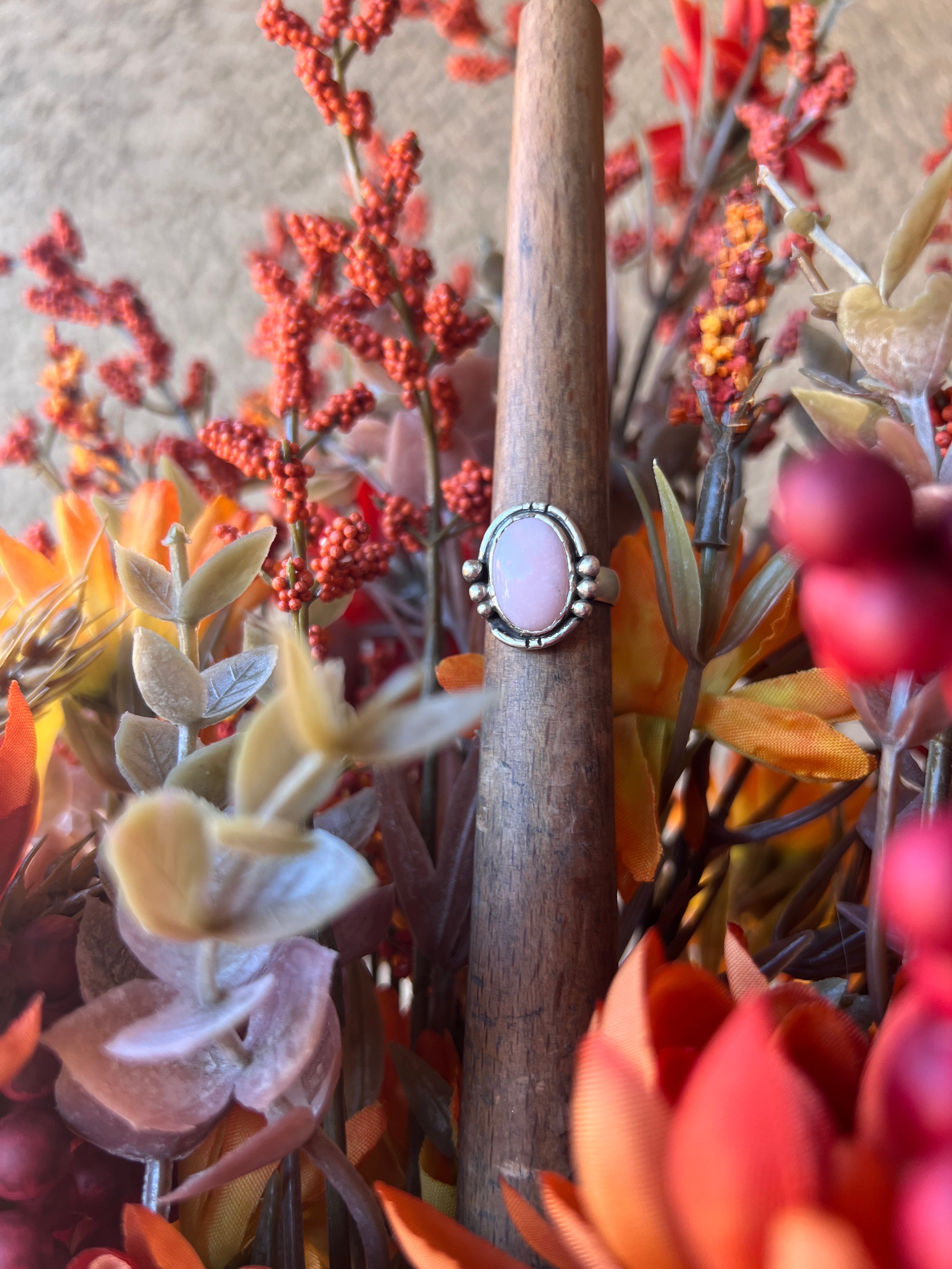 Boho Pink Ring 5
