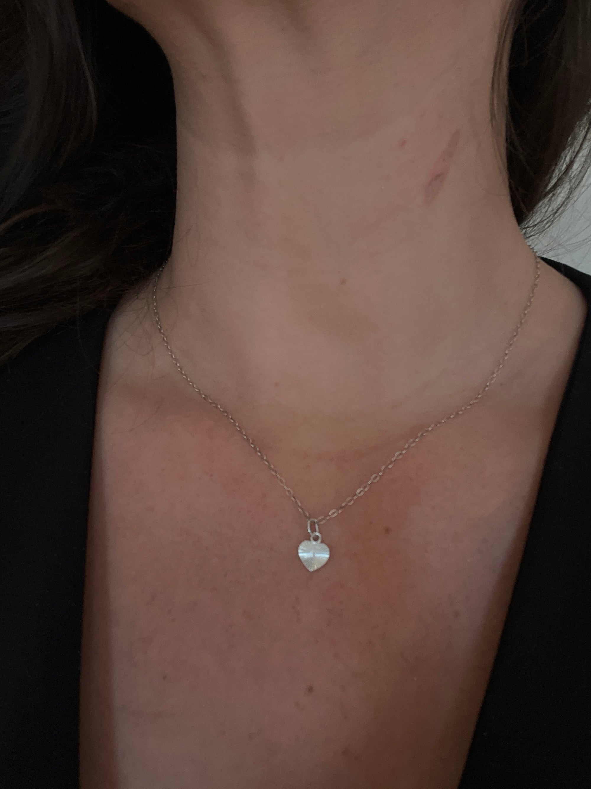 Disco Heart Necklace