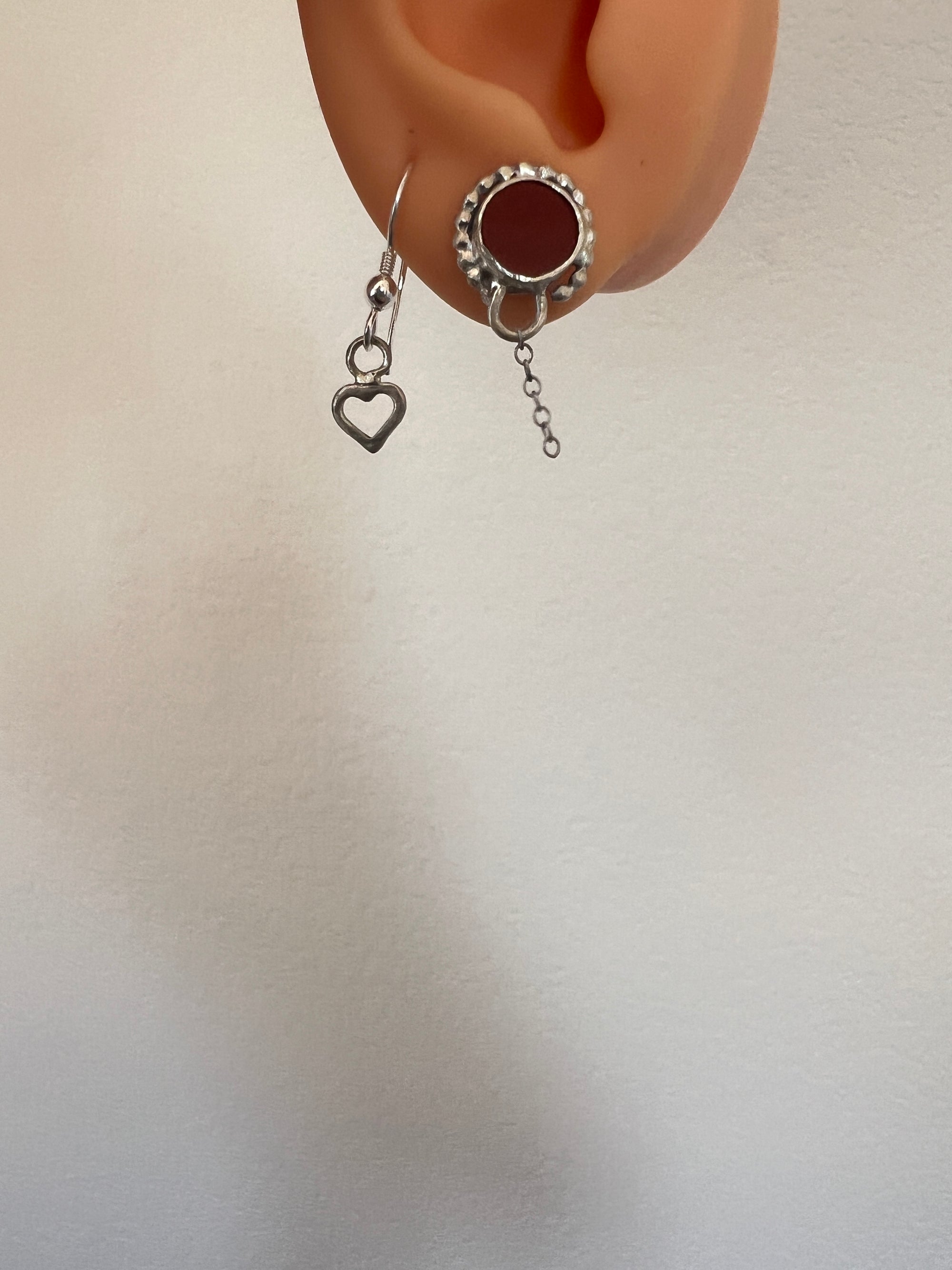 Hollow Heart Earrings